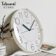 Uranus silent wall clock Japanese style simple living room decoration quartz clock round bedroom clock watch