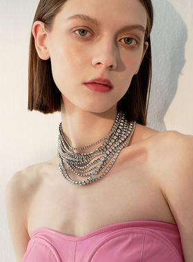 苏心合金项链个性轻奢