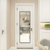 Дверь за дверью, зеркальная пастовая стена с завязкой всего тела, навесная стена, вставьте домашнее приземление общежития для спальни для спальни, висящая дверная зеркало