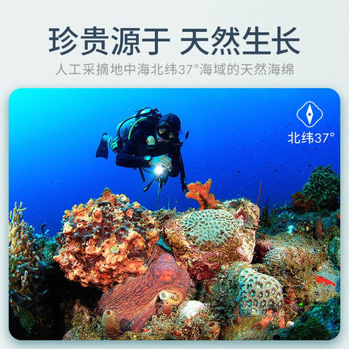 okbaby婴儿专用洗澡海绵扑天然蜂窝搓澡海绵沐浴球新生婴幼儿宝宝 - 图2