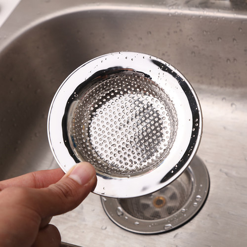不锈钢过滤网厨房水槽过滤器下水道洗菜盆过滤器水池排水口过滤网 - 图1
