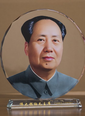 透明K9家居装饰摆像伟人头像