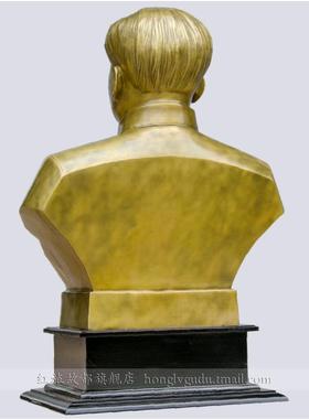 工艺伟人纯铜雕塑毛主席家居装饰
