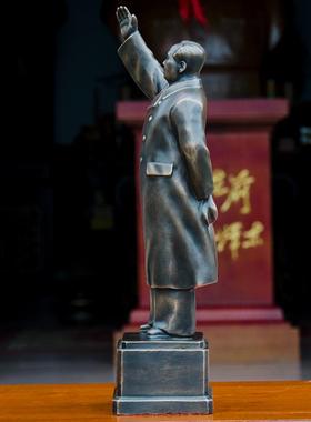 毛主席全身站像精工雕塑桌面摆件
