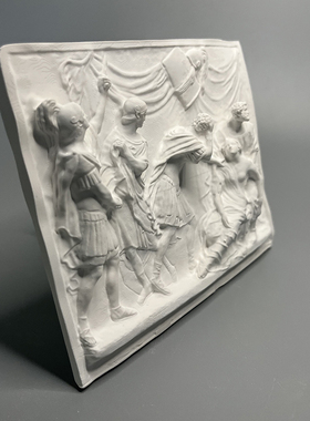 速发欧式复古立体装饰画日术扩香石膏像桌面装饰艺件生摆礼物礼品