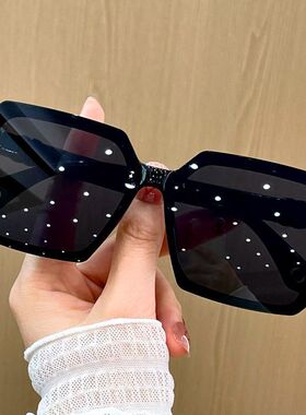 韩格利偏光防紫外线大框墨镜女