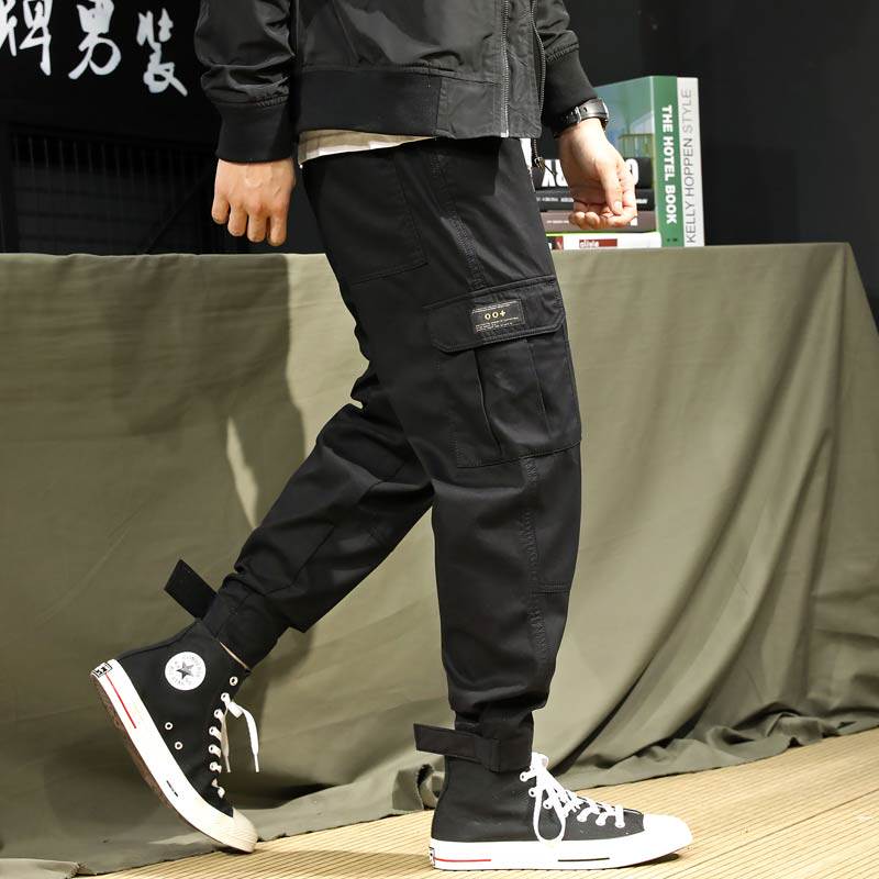 束脚潮牌ins宽松潮流百搭工装裤 酷依潮人休闲裤