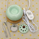 Household ceramic blue, green and pink electric incense burner with timed temperature adjustment