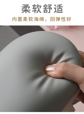 美甲原木手枕皮质防污