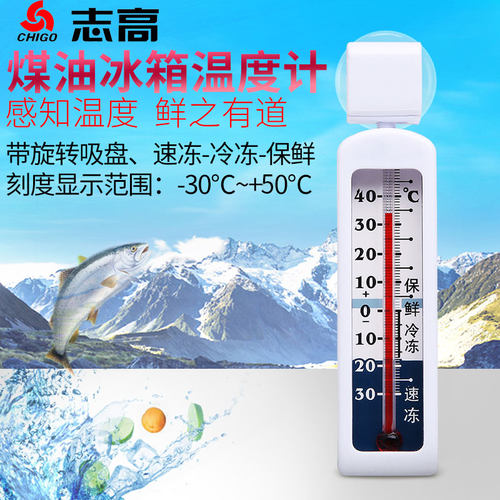 志高冰箱温度计冰柜冷库专用医药冷藏冷冻医用留样内置测温显示器 - 图3