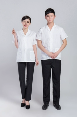 Школьная дышащая тонкая летняя одежда для работы, короткий рукав