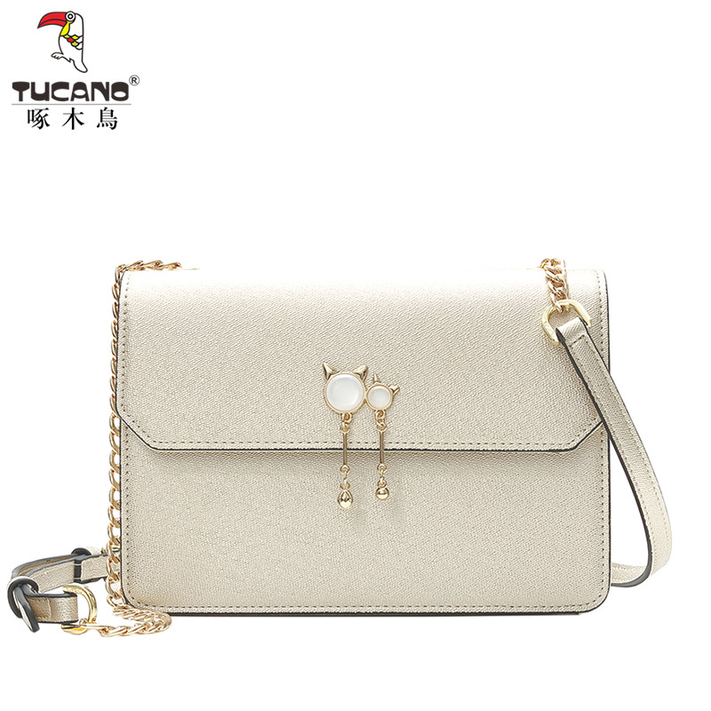 啄木鸟2020新款韩版质感小方包包 啄木鸟凌鼎女士包袋