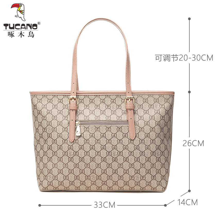 啄木鸟2020新款大容量妈妈包手提包 啄木鸟凌鼎女士包袋