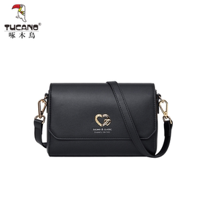 啄木鸟女包2025新款斜挎包真皮单肩包秋冬季小包包女士小方包腋下