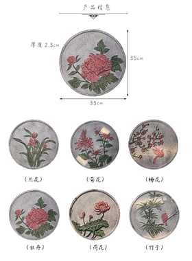 庭院脚踏石花园仿古布置摆件