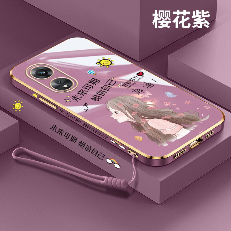 未来可期适用oppoa1pro手机壳少女心A1pro软壳PHQ110电镀硅胶5g新款镜头全包保护套防摔网红高级感网红薄创意