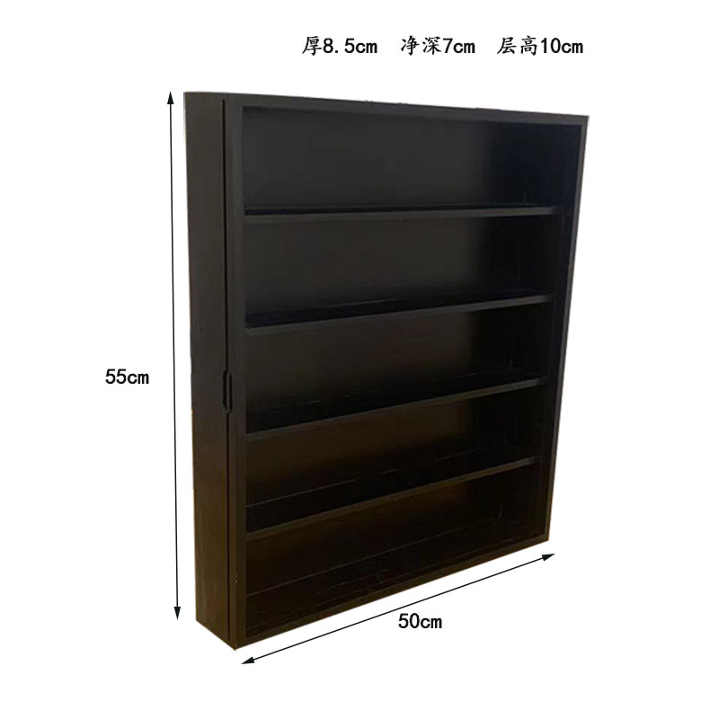 Shandong Heze pine solid wood display cabinet