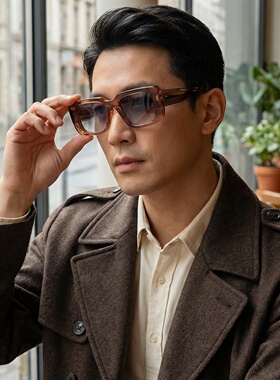 大脸全框科欧迪墨镜复古潮流男女