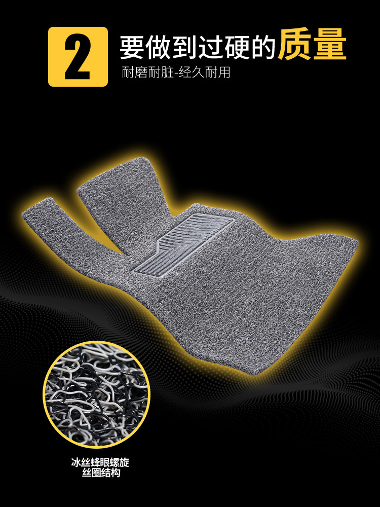 适用于丰田皇冠脚垫汽车专用地毯式丝圈车垫子12代十二13十三老14 - 图2