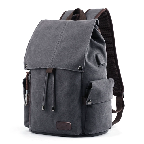 Мужской трендовый тканевый ретро школьный рюкзак для школьников, японский ноутбук, сумка для путешествий для отдыха, подходит для студента