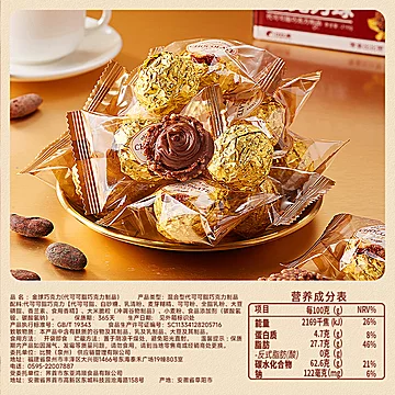比比赞.金球巧克力心型盒8粒[1元优惠券]-寻折猪