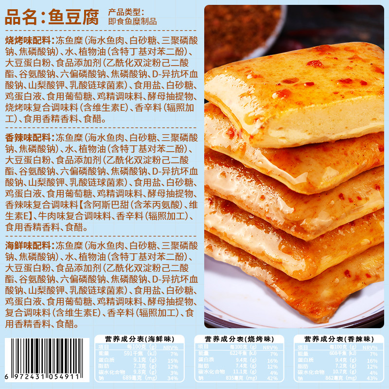 比比赞鱼豆腐解馋辣味小零食辣条 比比赞豆腐干