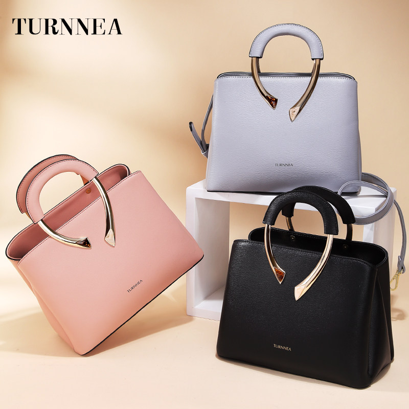 女士2020新款潮圆环手提百搭妈妈包 图尼奥女士包袋