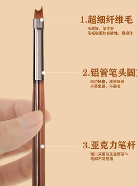 美甲笔刷套装日式专业彩绘笔