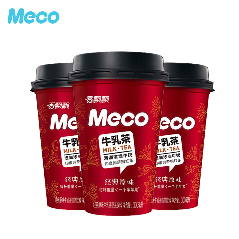 香飘飘meco蜜谷即饮牛乳茶经典原味300ml*6杯下午茶奶茶饮品饮料-图3