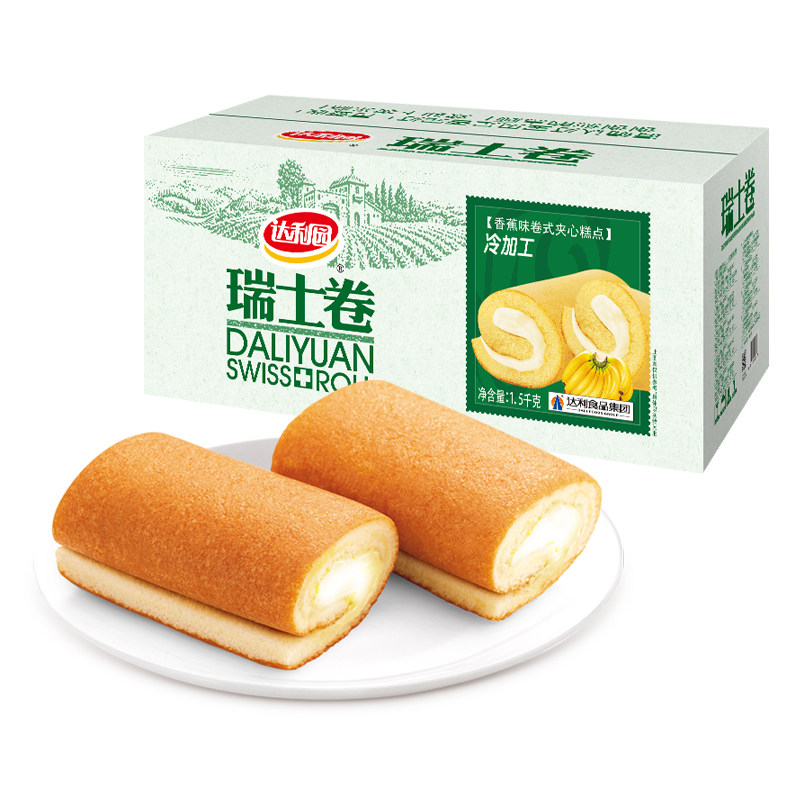 达利园整箱早餐小零食网红瑞士卷 达利集团西式糕点