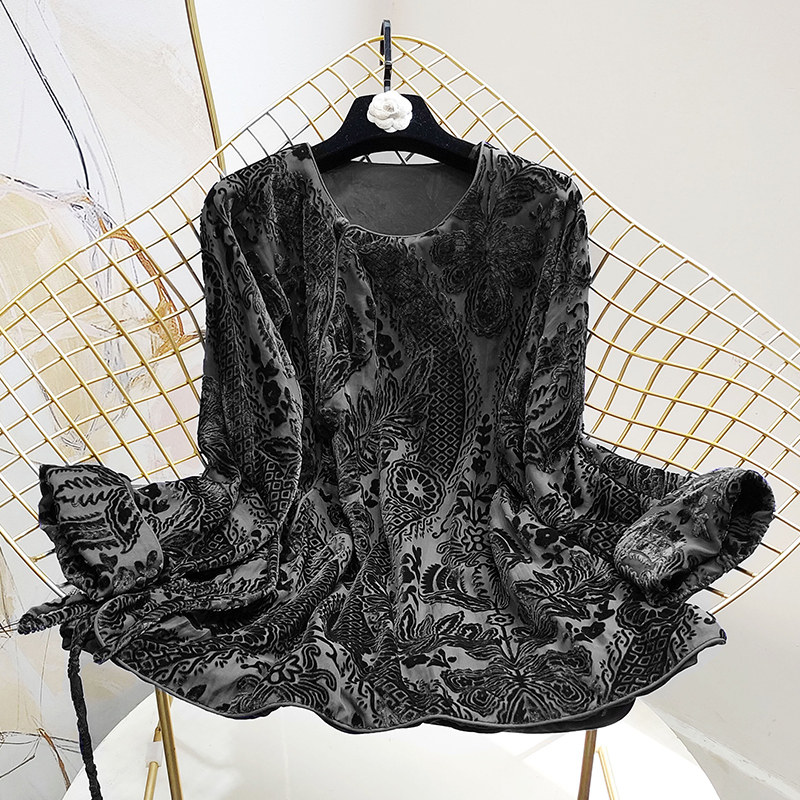 改良新中式气质百搭中国风系带衬衫 优格王妃上衣