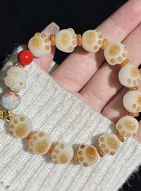 小红书爆款国风招财猫串珠手链