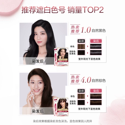 L'Oreal, краска для волос подходит для мужчин и женщин подходит для седых волос