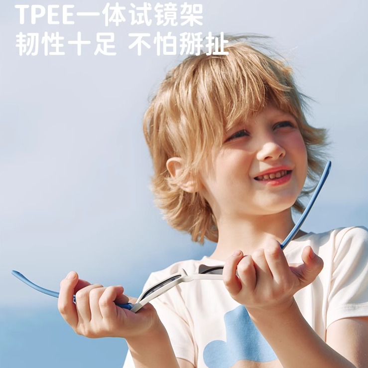 儿童墨镜女孩男童偏光防紫外线雪地防晒眼镜潮时尚宝宝折叠太阳镜
