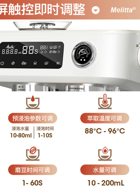 Melitta美乐家意式半自动咖啡机