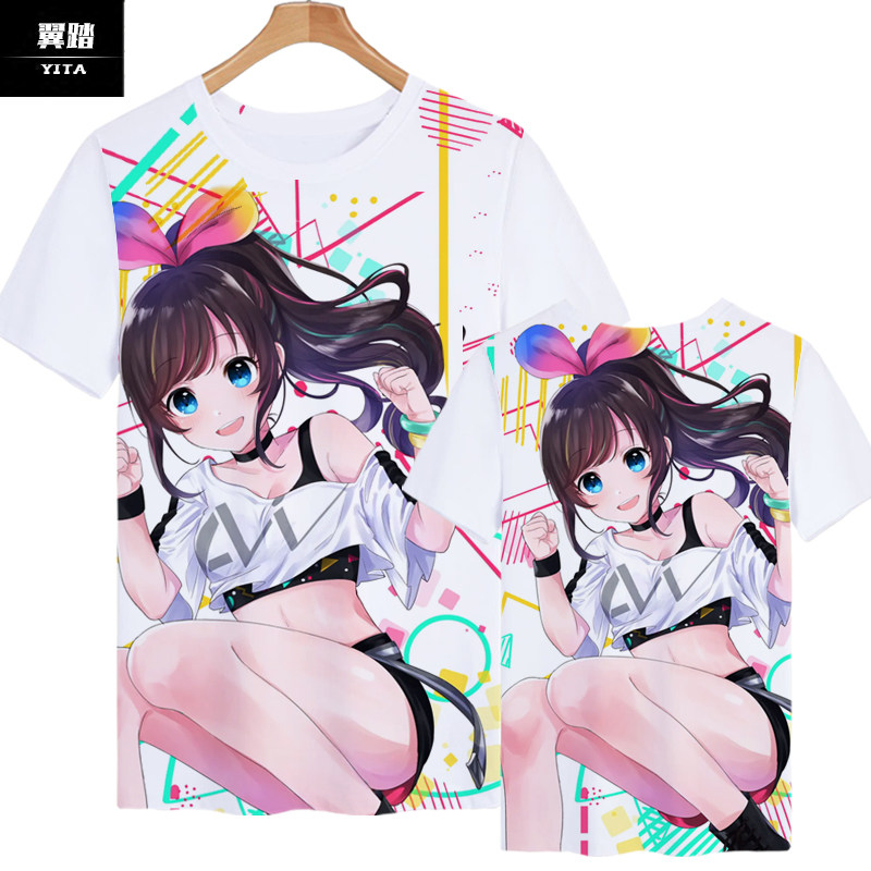 绊爱youtube爱酱亲分二次元t恤 翼踏服饰T恤