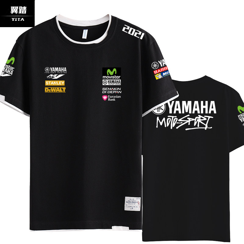 可定制雅马哈motogp厂队骑行t恤衫 翼踏服饰T恤