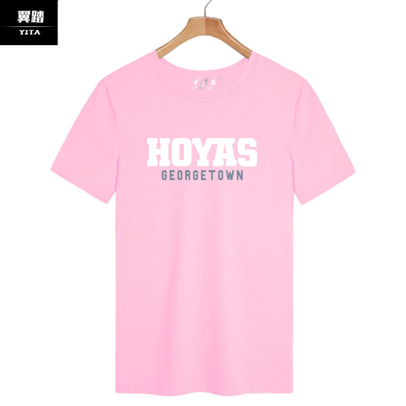 乔治城大学篮球名校周边校园t恤衫 翼踏服饰T恤