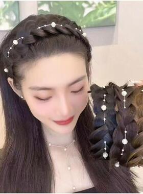 六股纯手工编织高颅顶发箍