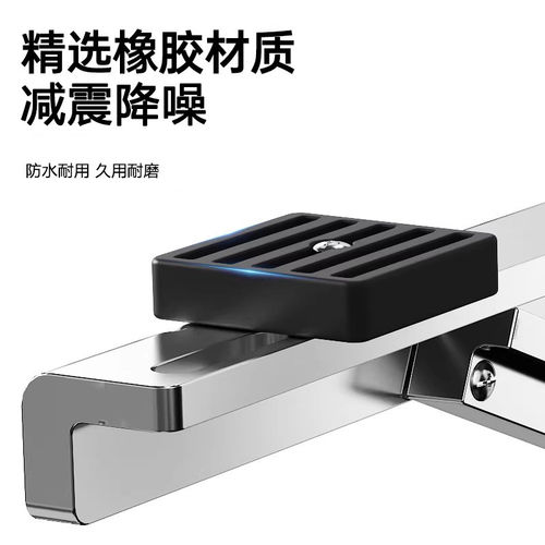 贝石304不锈钢加厚空调支架外机承重1.5/2/3匹全品牌通用三角挂架 - 图1