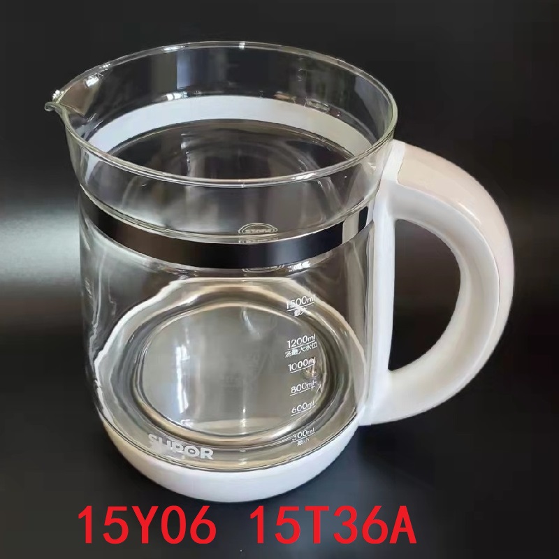 通用苏泊尔养生壶单壶配件SW-15Y06/15YT08a/15T36a玻璃壶体壶身 - 图2