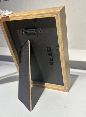宜家略达姆画框仿橡木10x15厘米6寸相框装饰画框手办展示架子正品