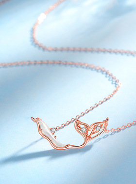 S925银余生有你项链小众2023新款锁骨链吊坠七夕情人节礼物送女友