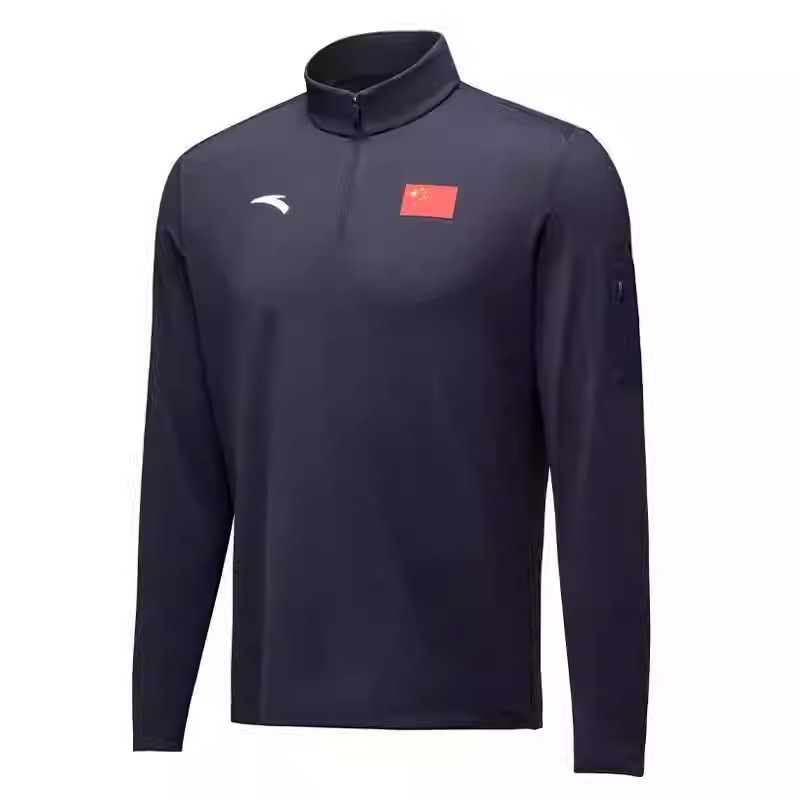 安踏国服2024秋冬长袖POLO衫男立领运动休闲国旗套头长袖卫衣上衣,淘宝优惠券,粉丝福利购,淘宝优惠卷