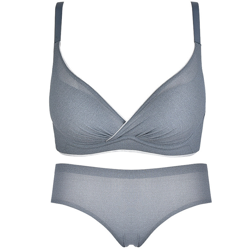 日系无钢圈调整型夏季套装上托文胸 兰仪贝芬文胸