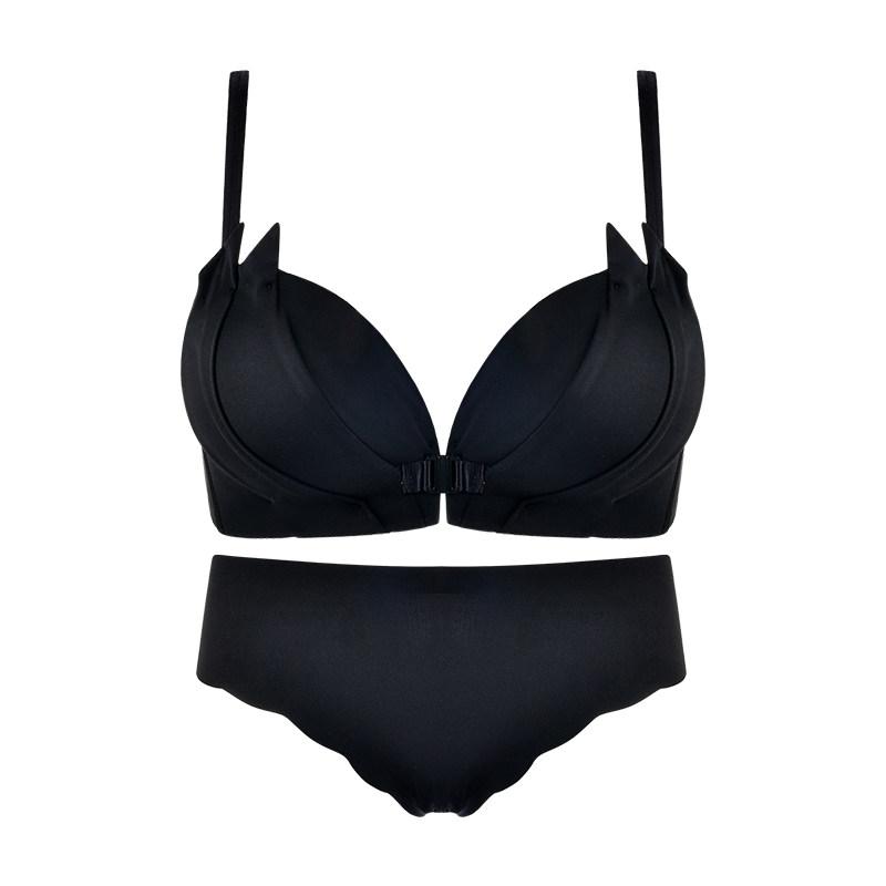 无钢圈性感女调整型收副乳上托文胸 兰仪贝芬文胸