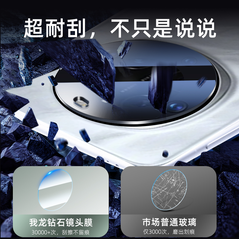 秒贴适用华为荣耀magic7镜头膜magic7pro钢化膜全胶honor新款的手机相机7RSR后镜膜全包镜片全胶后置摄像头p0 - 图3