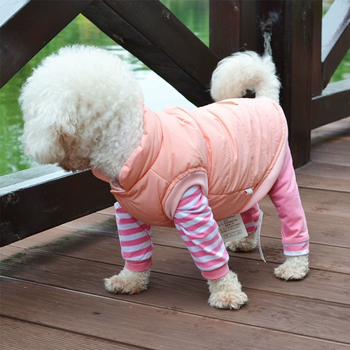 Одежда для домашних собак средней собаки Большая собака Золотая ретривера борьба с собаками осень и зима большая собака хлопковая одежда Зима утолщенная