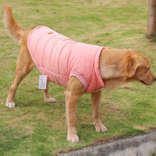 Одежда для домашних собак средней собаки Большая собака Золотая ретривера борьба с собаками осень и зима большая собака хлопковая одежда Зима утолщенная