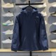 Li Ning ກິລາ windbreaker ບວກກັບ velvet ເພື່ອຮັກສາຄວາມອົບອຸ່ນ